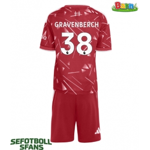 Liverpool Ryan Gravenberch #38 Hemmaställ Barn 2026-27 Kortärmad (+ Korta byxor)